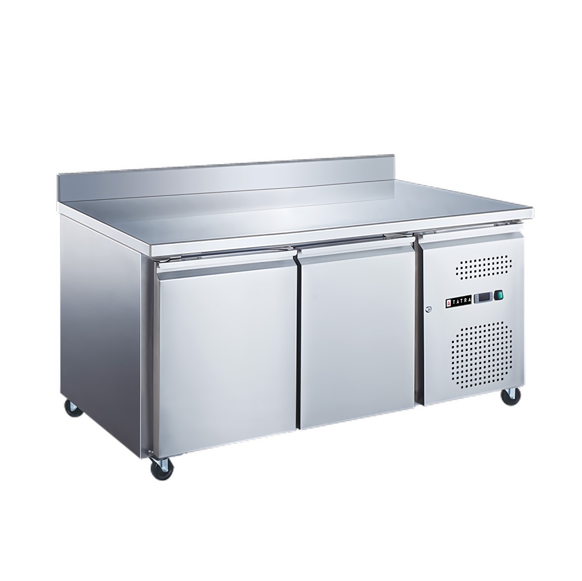 Стол морозильный TRTGN2 BT без борта, 2 двери. на колесах