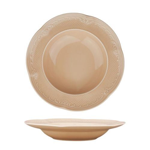 Тарелка глубокая d230мм Aristocrat Peach Tea Noble