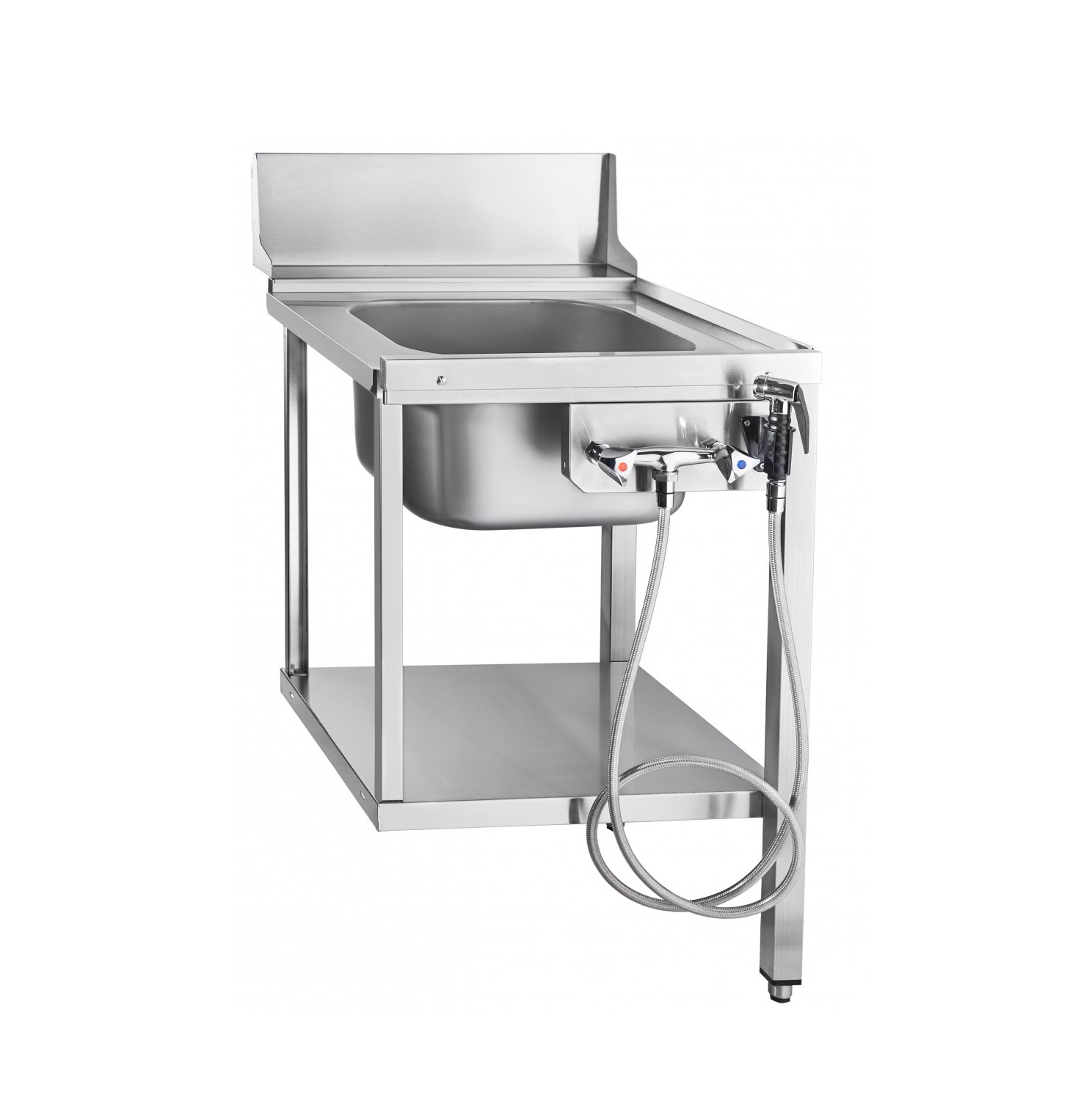 Стол предмоечный с душем для купольных посудомоечных машин Abat СПМП-6-1 Акция