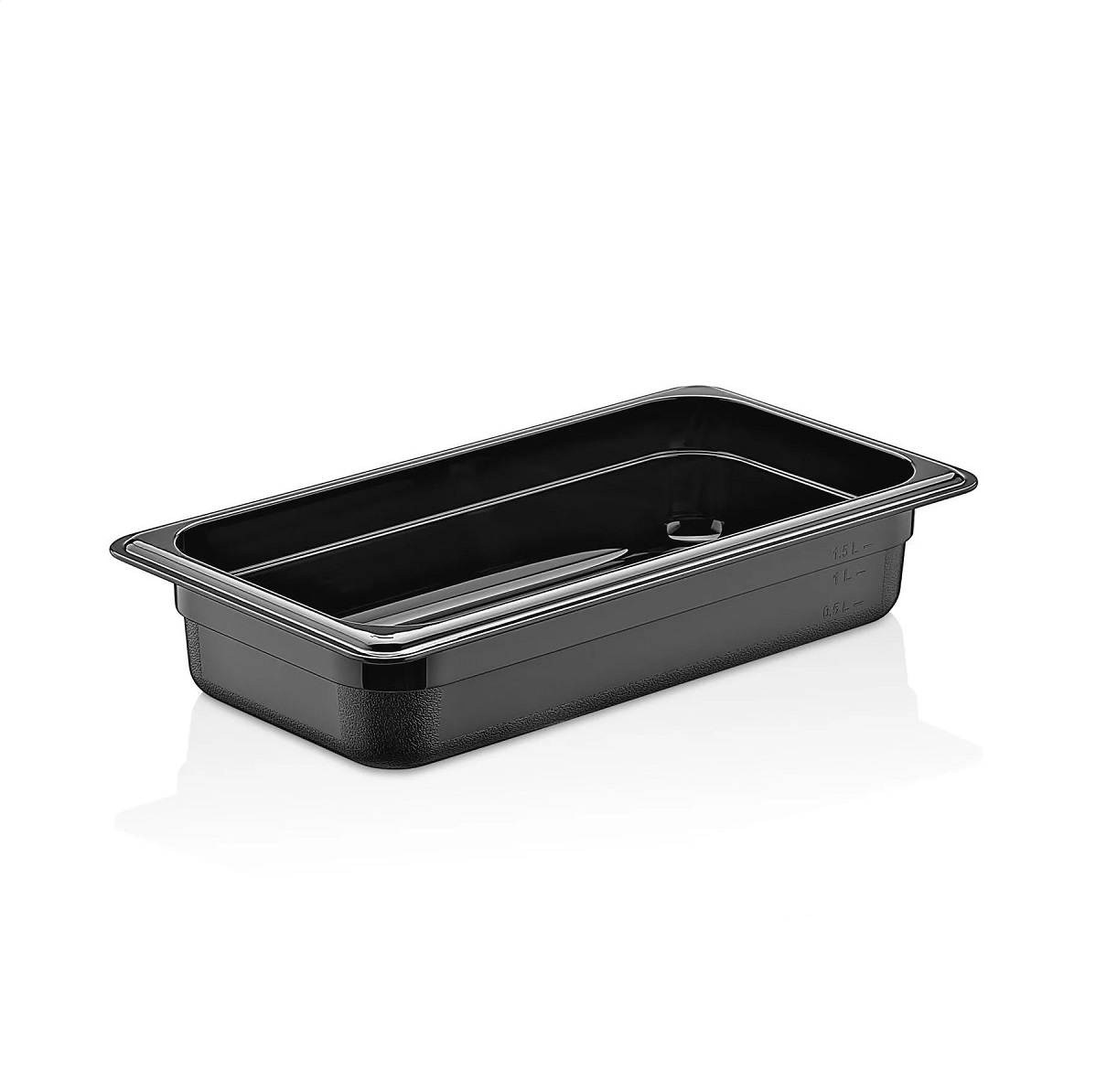 Гастроемкость 1/3 полипропилен черная 325х176мм h65мм