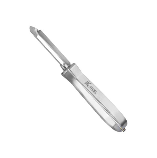 Овощечистка вертикальная 150мм с плавающим лезвием, хромированная ручка