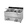 Электрофритюрница HKN-FT1212N 12+12л с краном