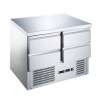 Стол холодильный TRTGNLD4 TN 900x700x876мм, без борта, 4 ящика, +2...+8°C