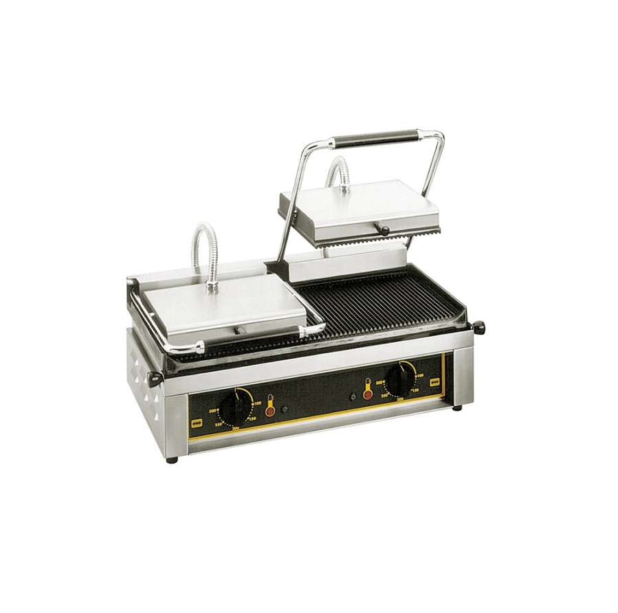 Гриль контактный Roller Grill Majestic R двойной, рифленая поверхность
