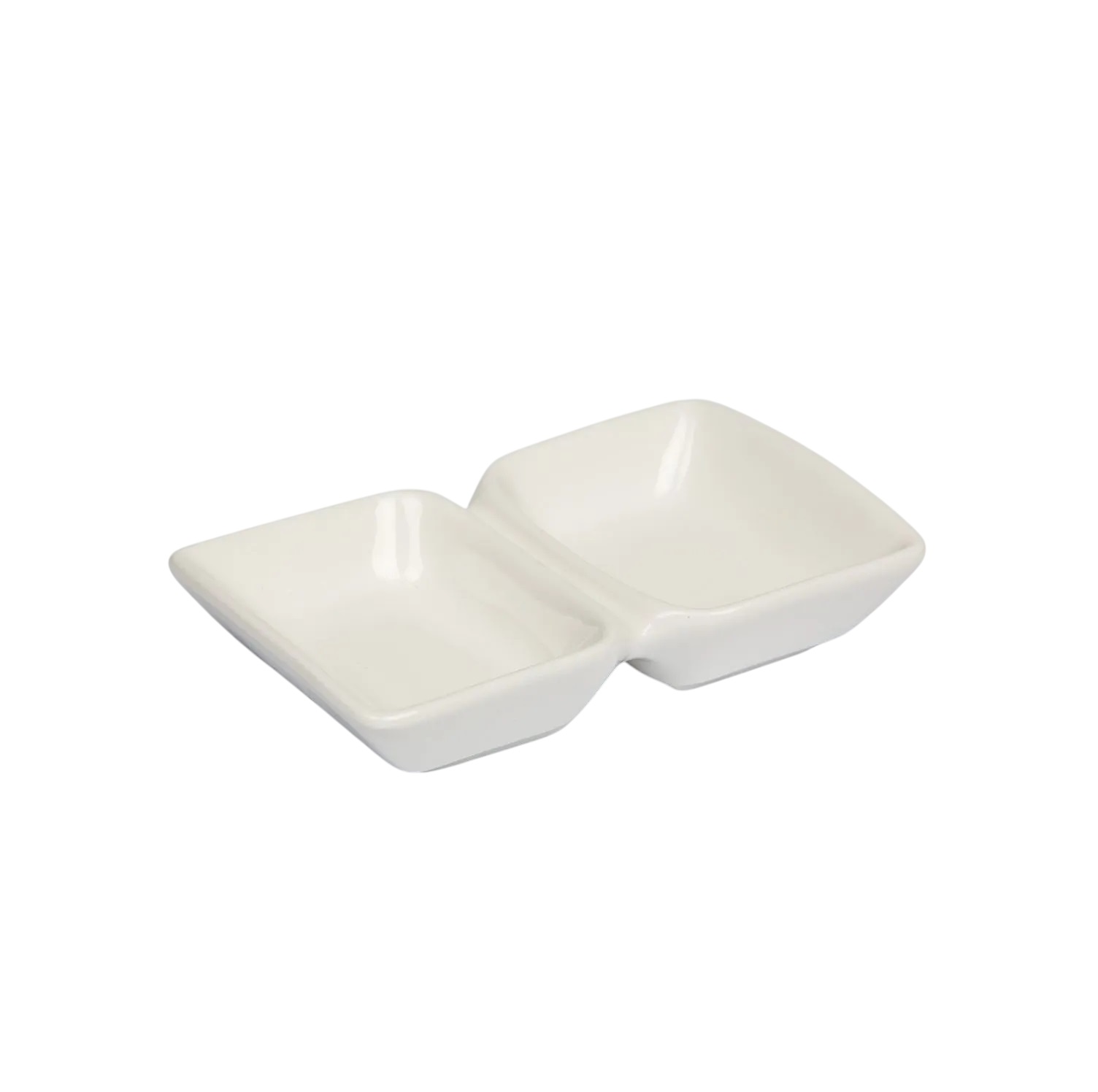 Соусник двойной 100мл 120х73х23мм P.L.