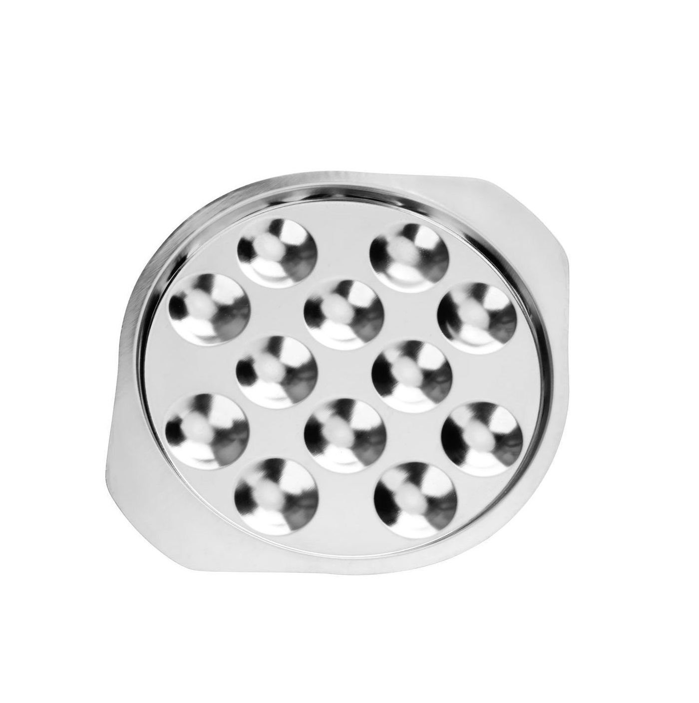 Блюдо для улиток d187мм нержавеющая сталь