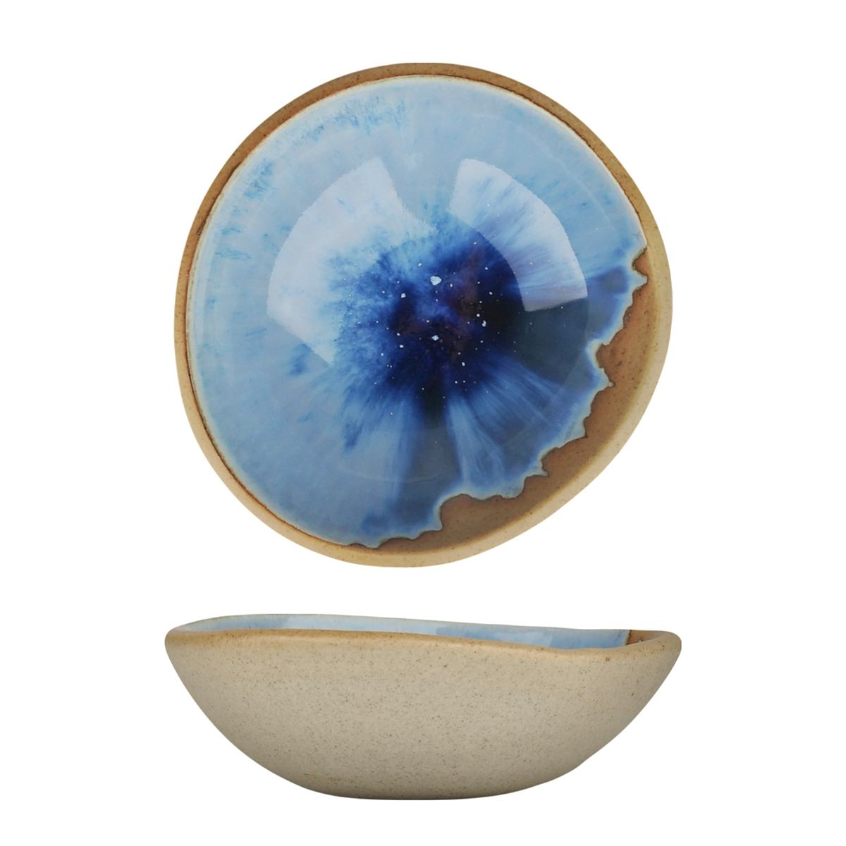 Салатник 150мл d120мм h36мм "Паназия голубая"