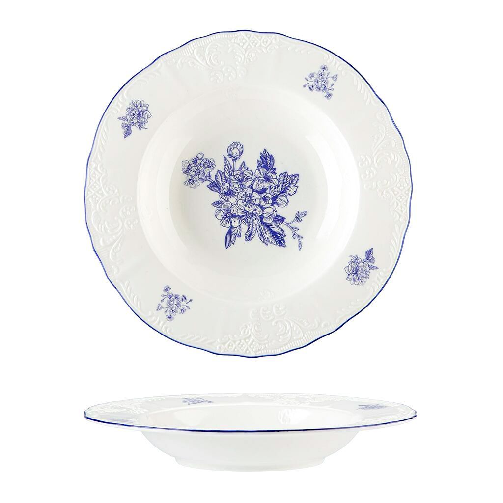 Тарелка глубокая d230мм h39мм 500мл "Sea Flower"