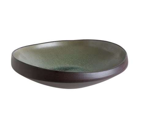 Тарелка глубокая d170мм Лагун Олив Bonna