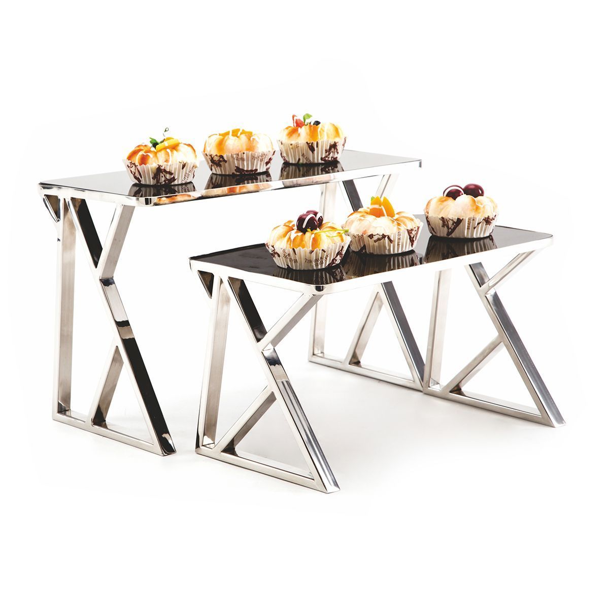 Подставка для выкладки 300х210мм h160мм нержавеющая сталь