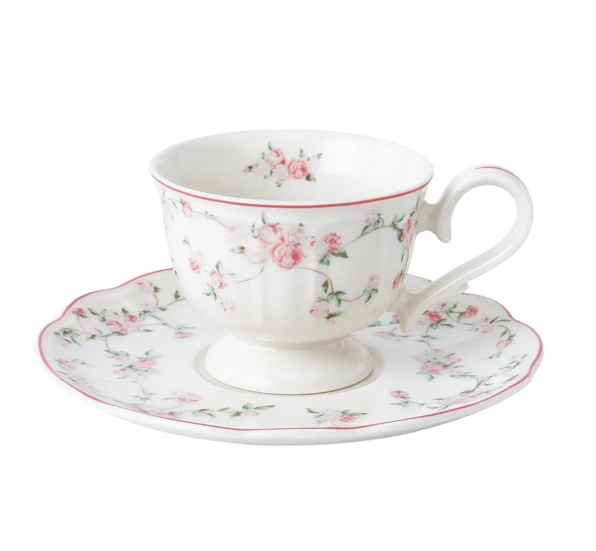 Чайная пара 200мл Retro Ritz-La Vie En Rose Noble