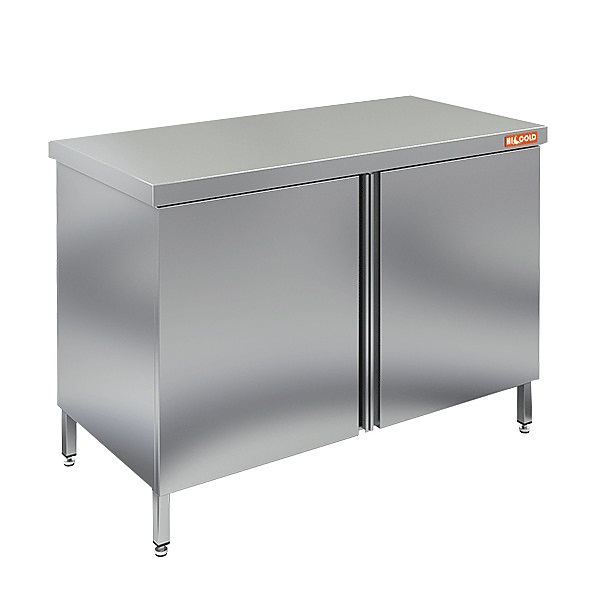 Стол 1200х600х850мм закрытый без борта двери распашные