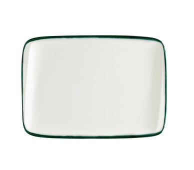 Блюдо прямоугольное 230х160мм Линеа зеленый Bonna LNEGRMOV26DT