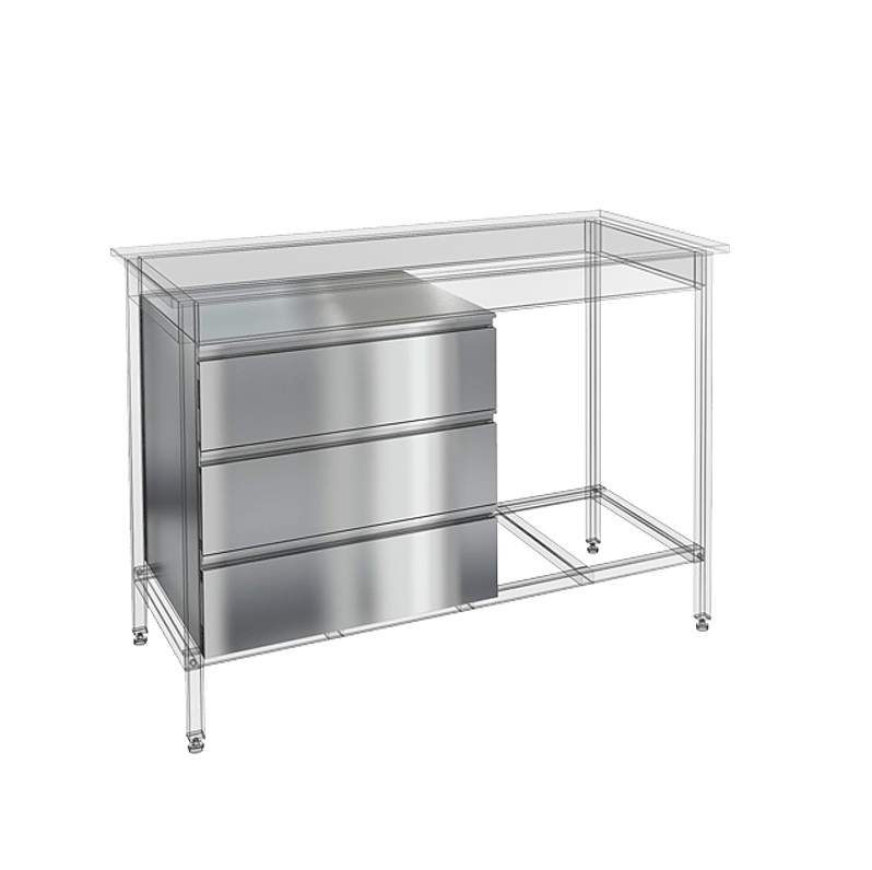 Комплект из трёх выдвижных ящиков для стола HICOLD НСО-18/7БП