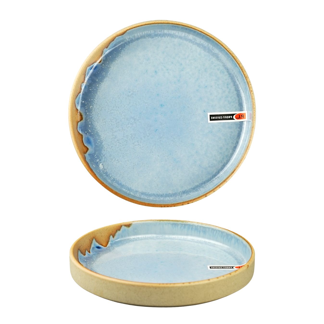 Тарелка с бортом d180мм h25мм "Паназия голубая"