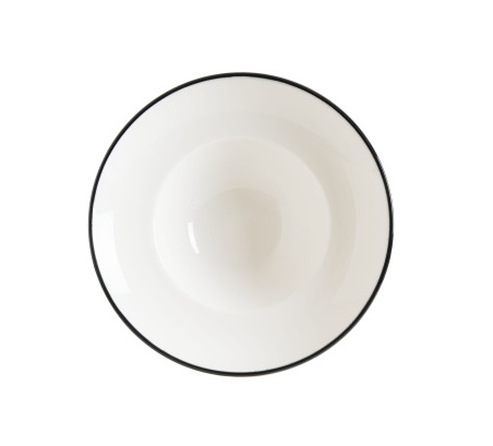 Тарелка глубокая d240мм 400мл Линеа черный Bonna LNEBLGRM24CK