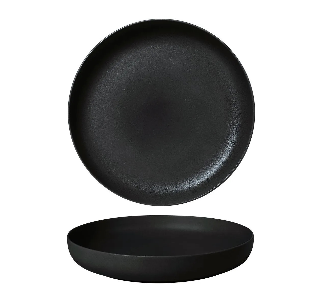 Тарелка с бортом d150мм Fine Plus-Black Sand Noble