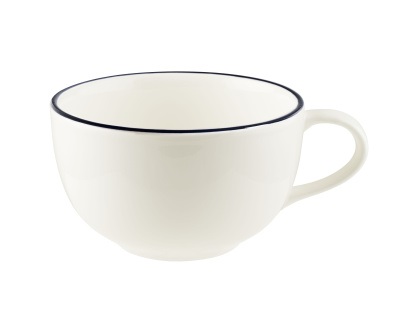 Чашка чайная 350мл Линеа черный Bonna LNEBLRIT05CPF