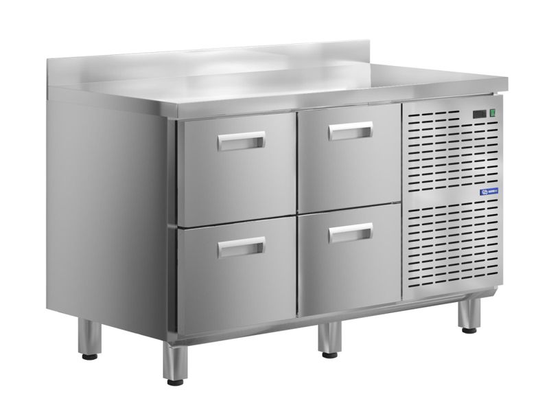 Стол холодильный КСХ-22/70 4 ящика 1350х700х850 агрегат справа Kayman