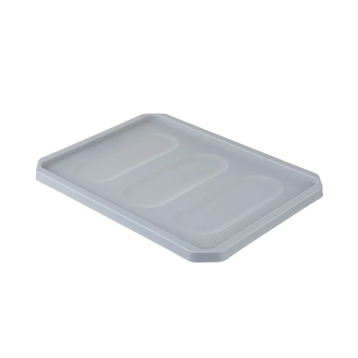 Крышка к ящику "ЕВРОБОКС" 405х305х18мм серая