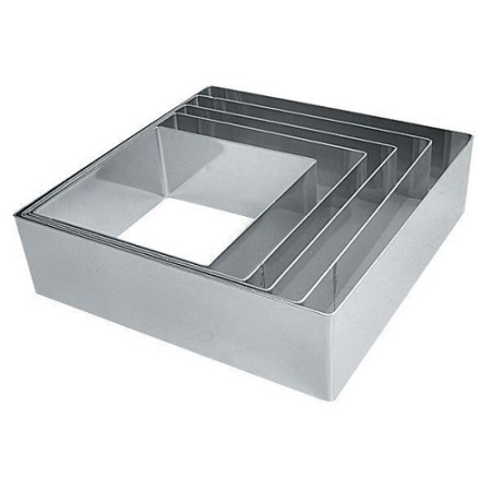 Форма резак вырубка квадрат 60х60мм h40мм нержавеющая сталь