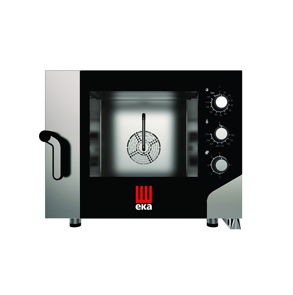 Печь конвекционная Tecnoeka MKF 464 S с пароувлажнением, 4 уровня 600х400