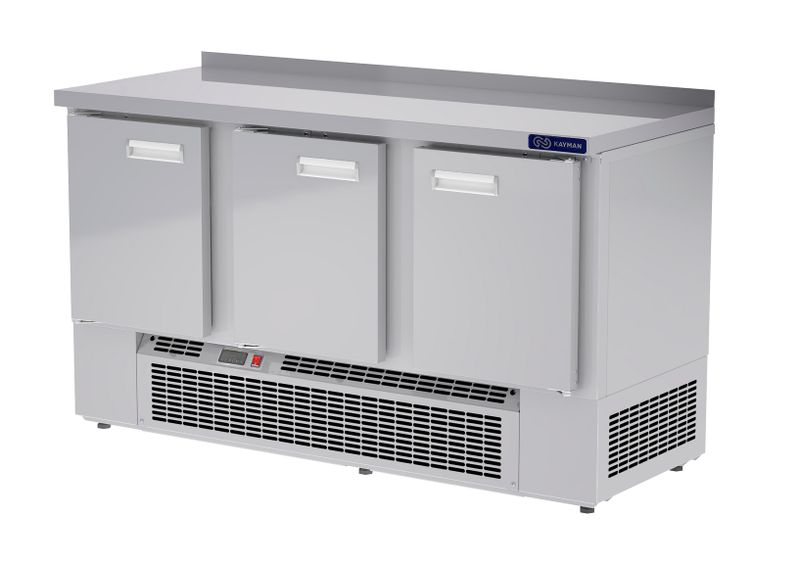 Стол холодильный КСМ-111/70-Н  3 двери 1000x700x850  агрегат нижний Kayman