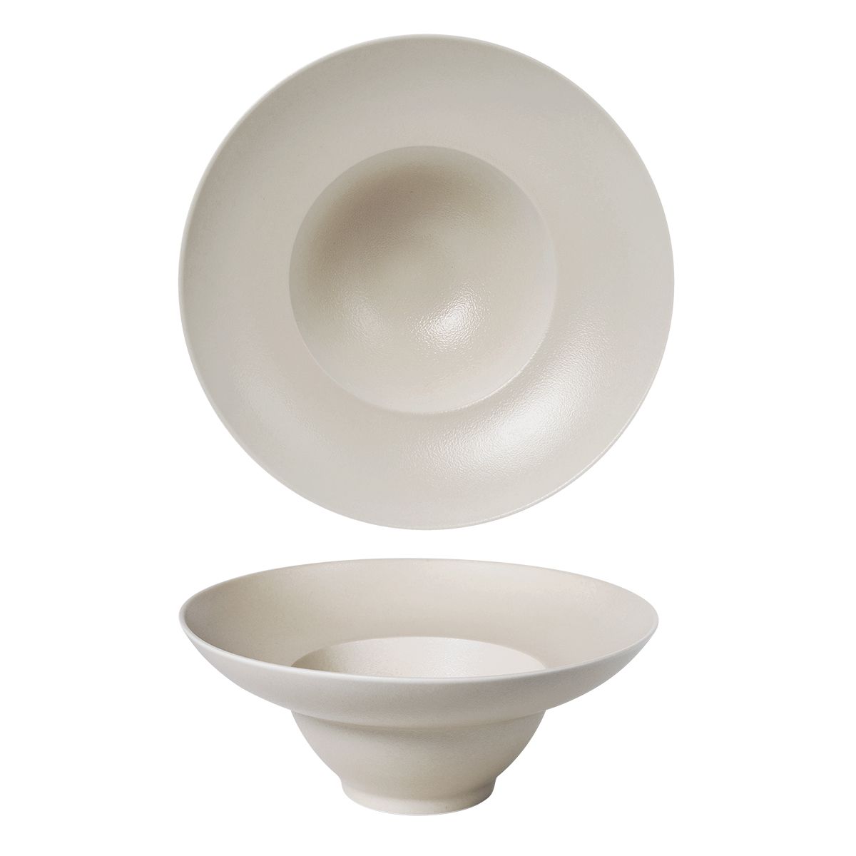 Тарелка для пасты d210мм 280мл Fine Plus-Light Grey Noble