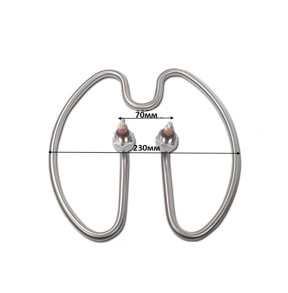 ТЭН для кипятильника (водонагревателя, бойлера) 2,5кВт нержавеющая сталь