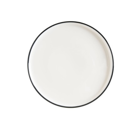 Тарелка d250мм Линеа черный Хюгге Bonna LNEBLHYG25DZ
