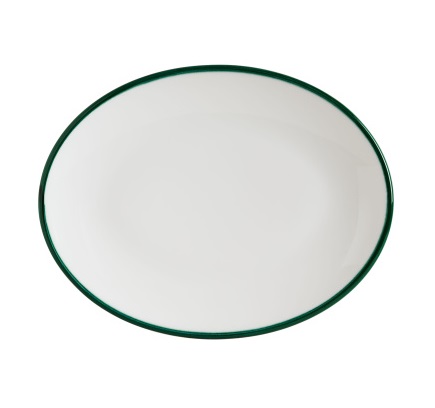 Блюдо овальное 310х240мм Линеа зеленый Bonna LNEGRMOV31OV