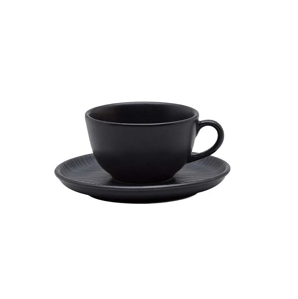 Чайная пара 200мл "Flat Shape Onix"  Oxford керамика