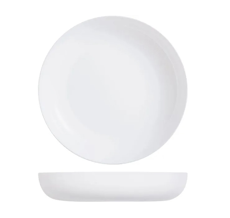 Тарелка с бортом глубокая d170мм, стеклокерамика