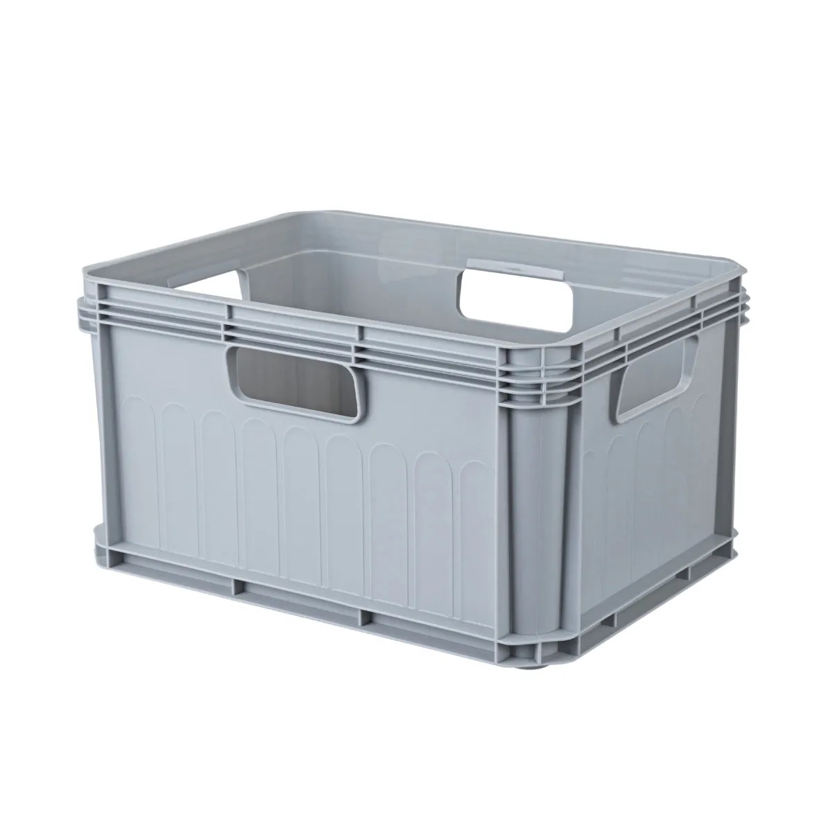 Ящик универсальный 400х300х220мм 21,5л «ЕВРОБОКС» серый