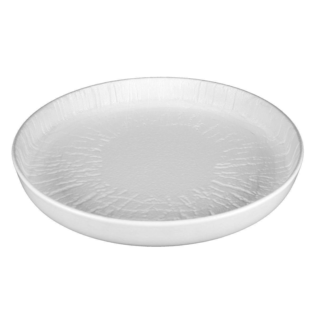 Тарелка с бортом d230мм h30мм "White Raw Wood"