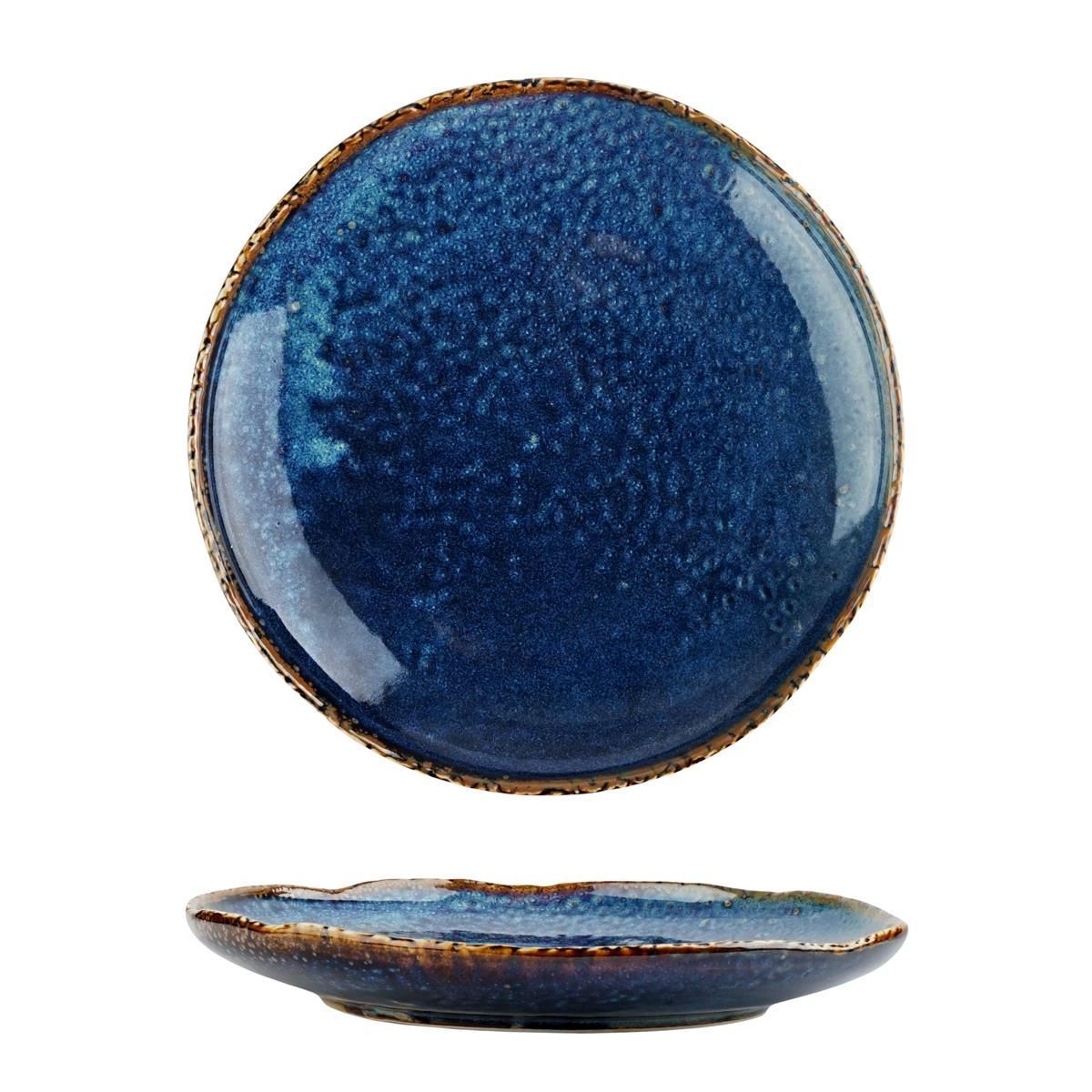 Тарелка d213мм h30мм "Aqua Blue"