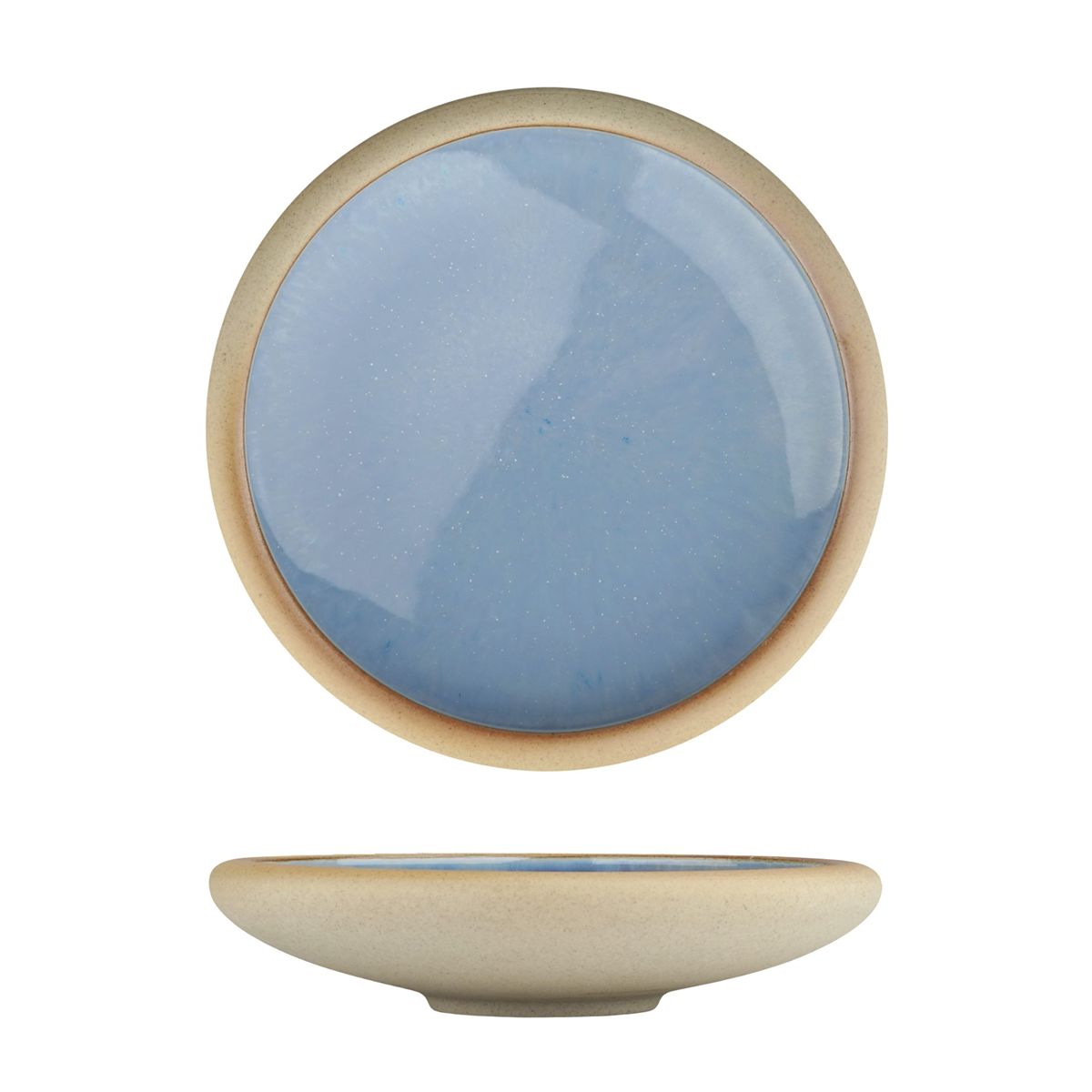 Блюдо 200мм h40мм "Паназия голубая"