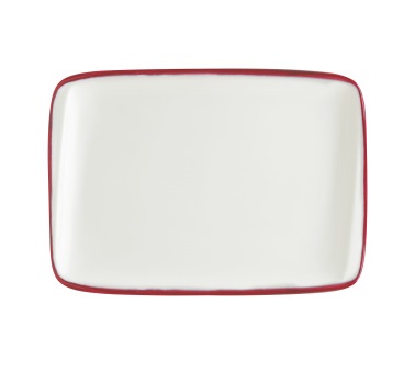 Блюдо прямоугольное 230х160мм Линеа бургундия Bonna LNEBDMOV26DT