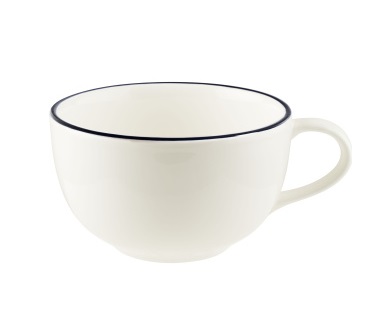 Чашка чайная 250мл Линеа черный Bonna LNEBLRIT04CPF