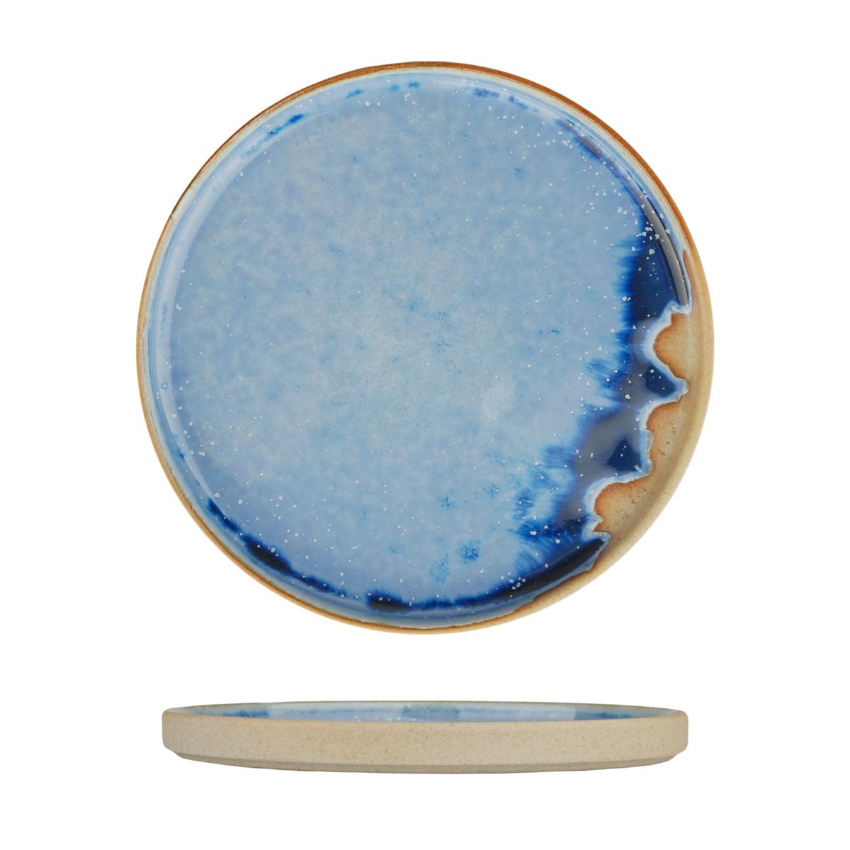 Тарелка d120мм h12мм "Паназия голубая"