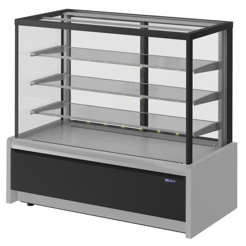 Витрина кондитерская Kayman K-ВК-900 Квадро Серебро