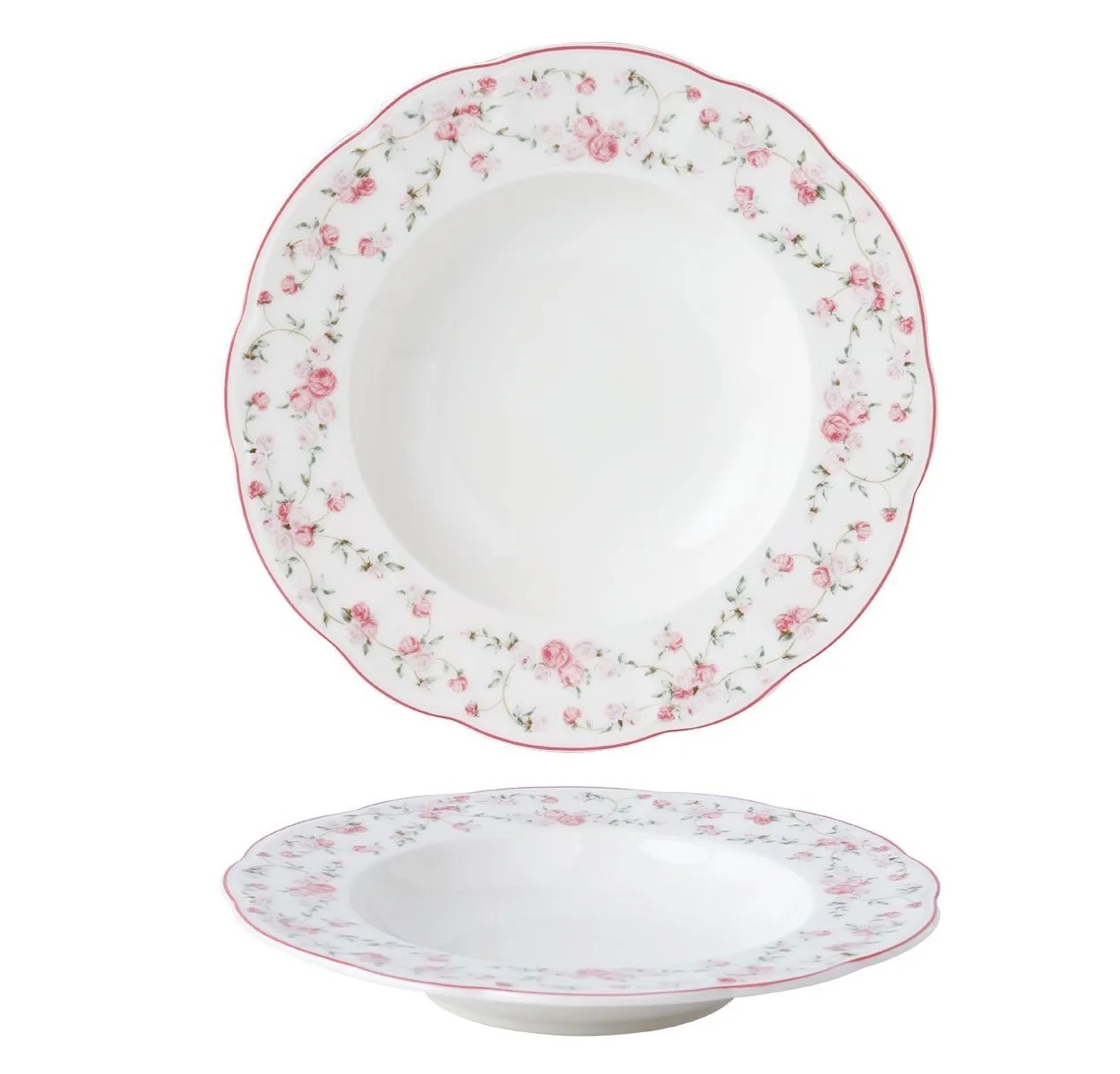 Тарелка глубокая d230мм 250мл Retro Ritz-La Vie En Rose Noble