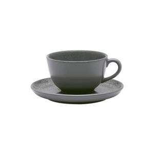 Чайная пара 200мл "Flat Shape Gray"  Oxford керамика