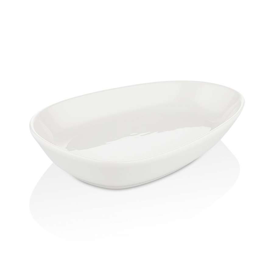 Блюдо овальное 190х130мм Island White By Bone