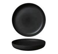 Тарелка с бортом d255мм Fine Plus-Black Sand Noble