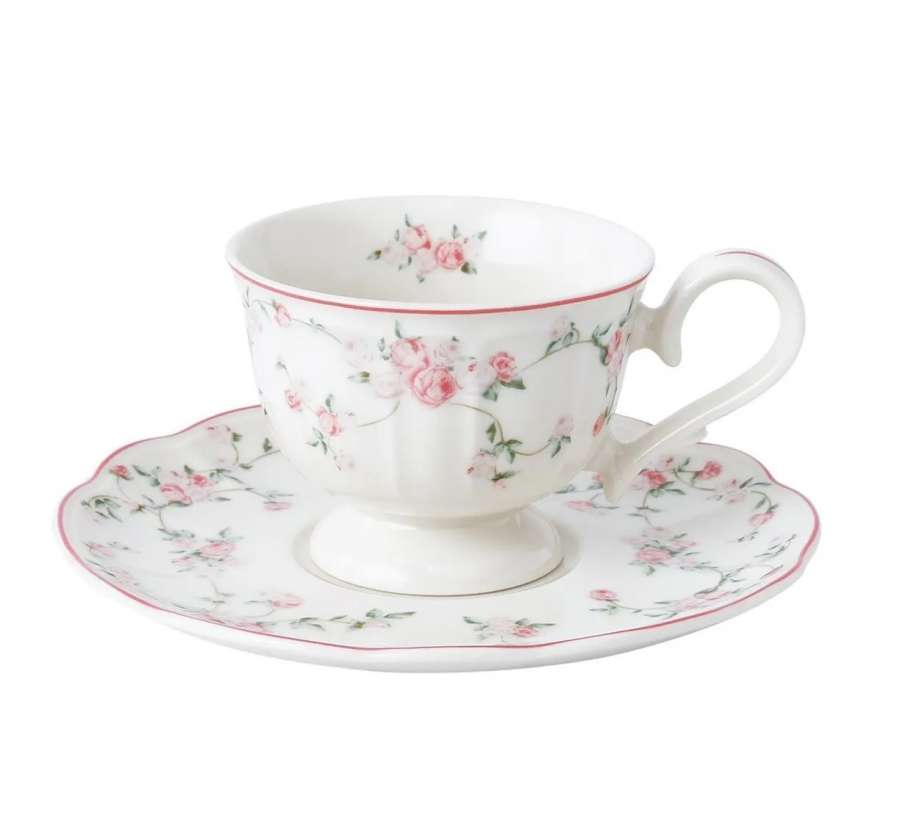 Чайная пара 200мл Retro Ritz-La Vie En Rose Noble