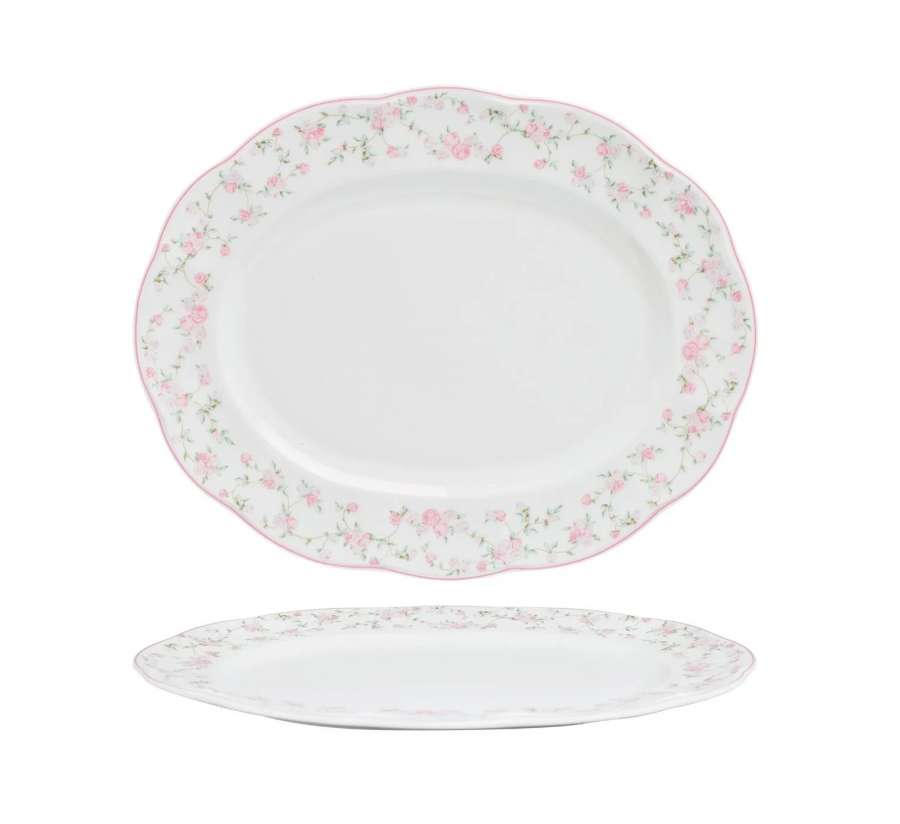 Блюдо овальное 340х270мм Retro Ritz-La Vie En Rose Noble