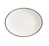 Блюдо овальное 310х240мм Линеа черный Bonna LNEBLMOV31OV