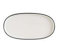 Блюдо овальное 210х100мм Линеа черный Bonna LNEBLHYG21OV