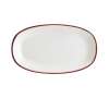 Блюдо овальное 150х85мм Линеа бургундия Bonna LNEBDGRM15OKY